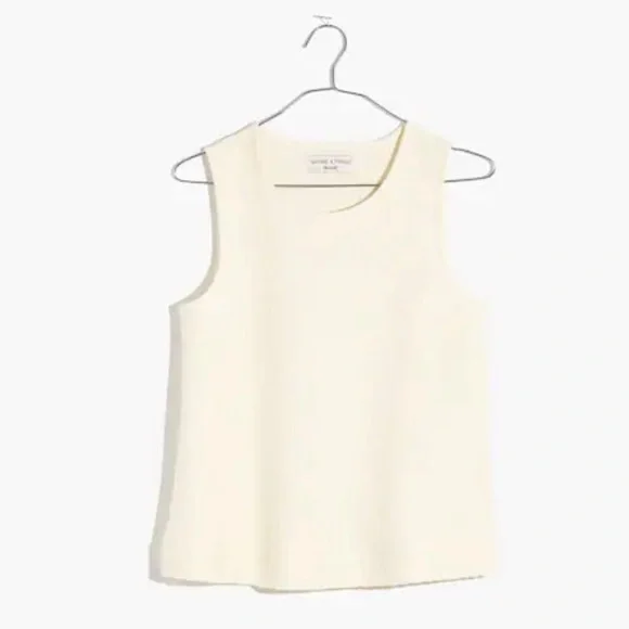 Madewell Texture & Thread Split-Back Shell Top . - Picture 9 of 9